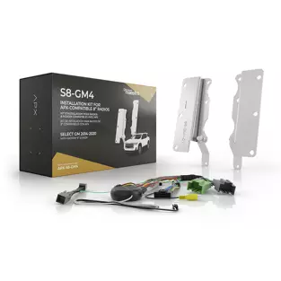 iDatalink Maestro APX-S8-GM4 APX Install Kit with wiring harness and mounting hardware Professional Installation Technical Support Fast Shipping Connected Car Experts