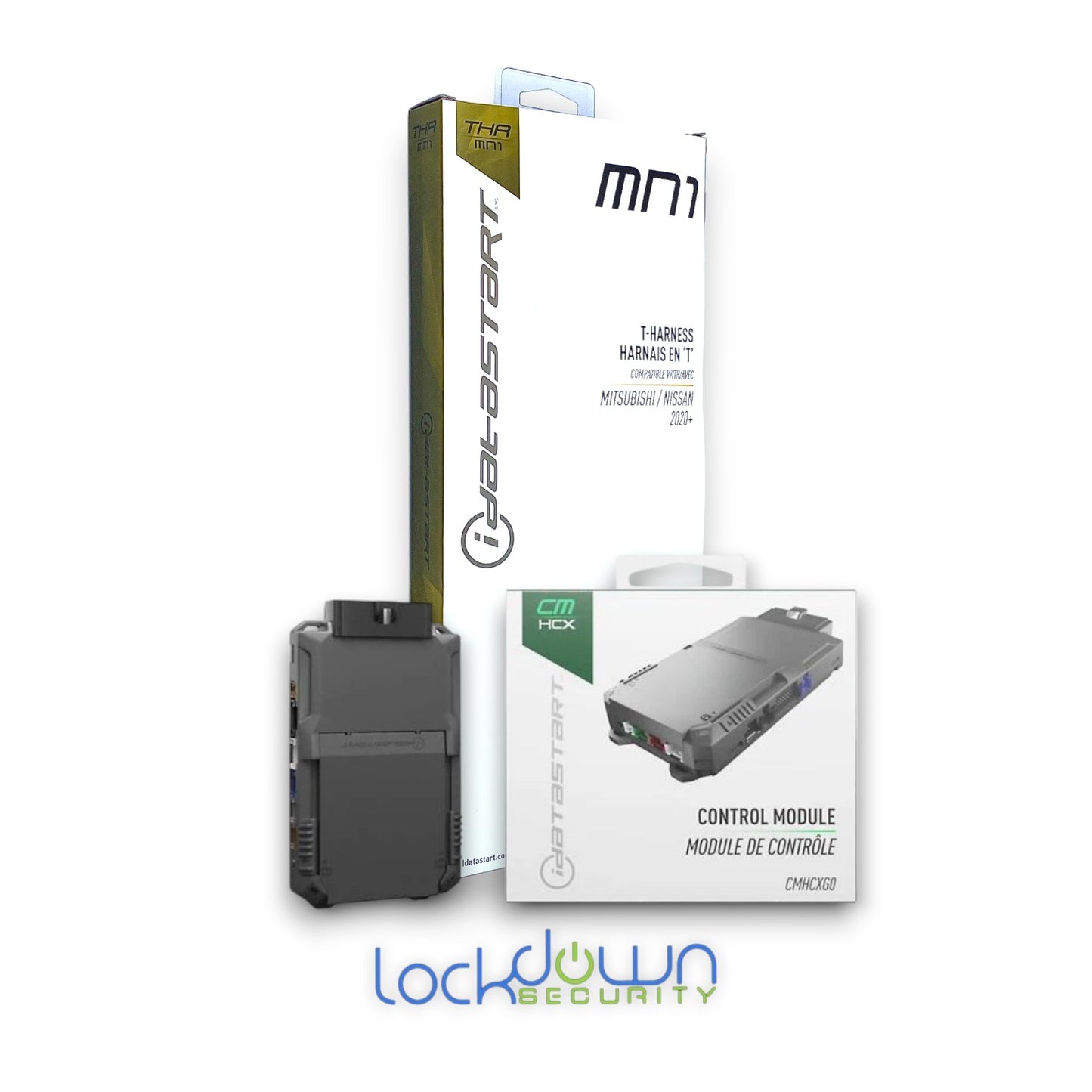 iDatastart MN1-G0 Plug and Play Remote Starter with control module and harness, professional installation available