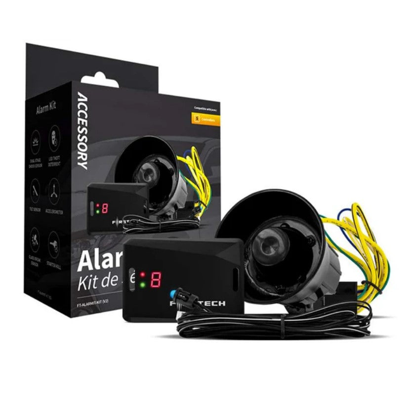 Compustar FT-ALARMIT KIT Alarm Upgrade Kit, Includes FT-DASII, FT-SIRENP, FT-LED, E-LOCK Relay with professional installation, technical support, fast shipping, Connected Car Experts