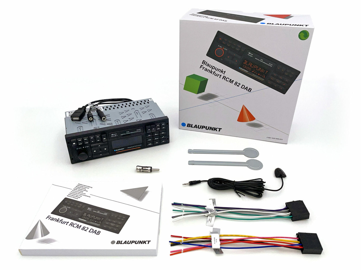 Blaupunkt FRANKFURT RCM 82 DAB Retro Car Stereo with Bluetooth with installation kit by Connected Car Experts fast shipping and support
