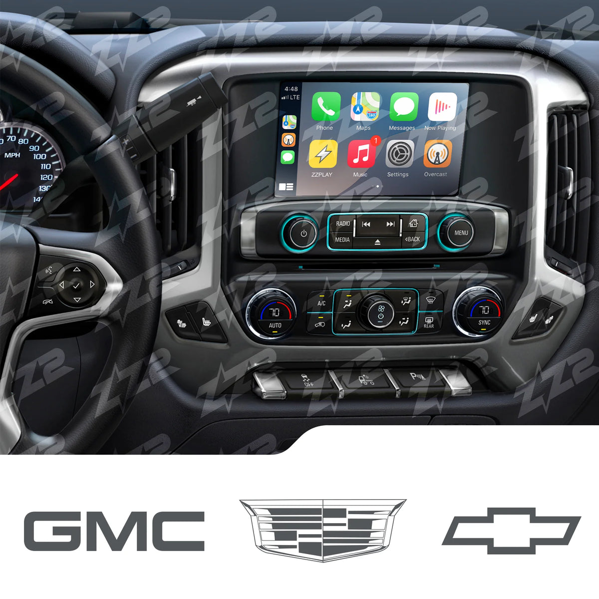 ZZ-2 ITZ-MYLINK Wireless CarPlay and Android Auto Interface for Cadillac, Chevrolet, GMC