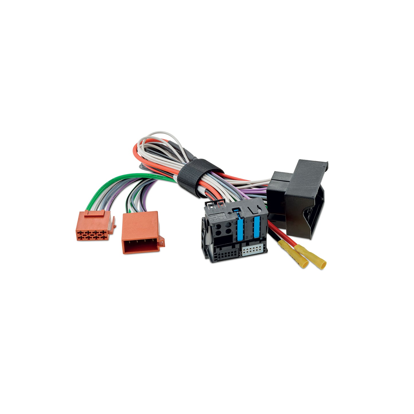 Focal IW MBZ Y-ISO Mercedes-Benz Amplifier Harness with multi-colored wires, professional installation, fast shipping, connected car experts.