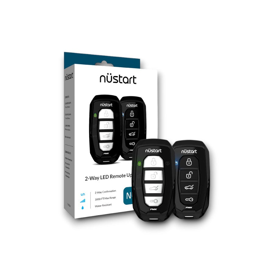 NuStart NU7504 Key Fob Kit, 2-Way, 3000 Foot Range with Professional Installation Technical Support Fast Shipping Connected Car Experts