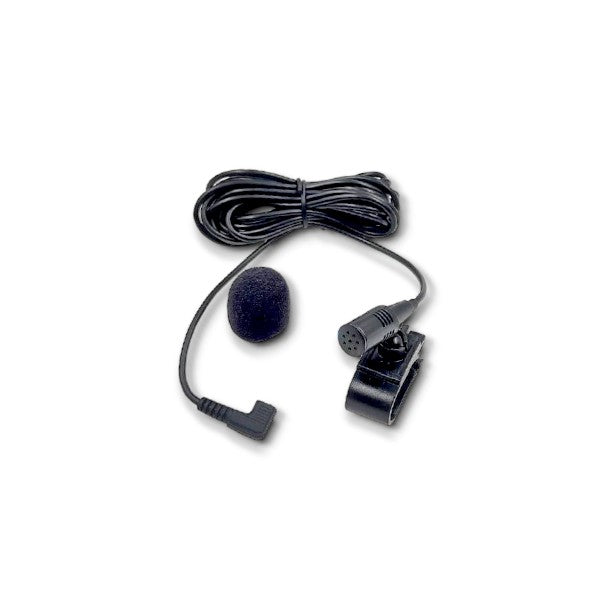 Nakamichi BTMIC-6 External Microphone with clip and foam cover, offering fast shipping and professional installation.
