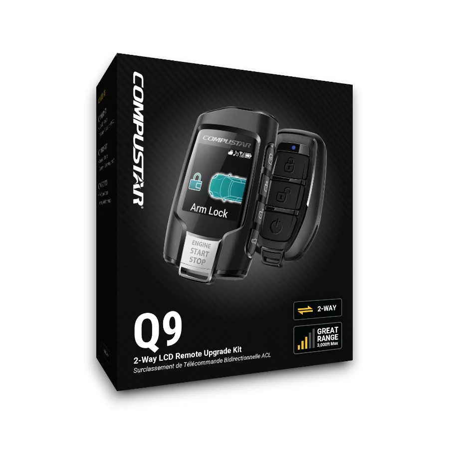 Compustar Q9 Car Alarm with Remote Starter