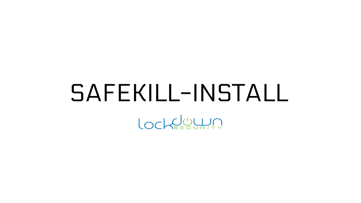 Anti-Carjack Engine Shutdown, SAFEKILL-Install with professional installation, fast shipping, and connected car experts.