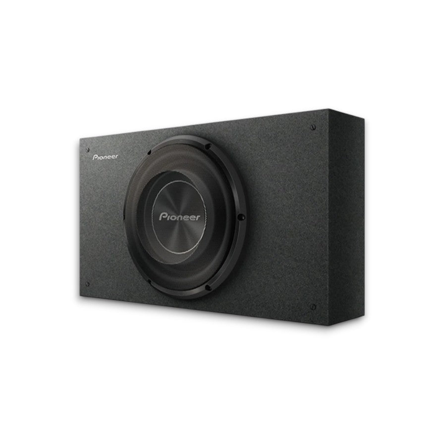Pioneer TS-A2500LB 10" Shallow-Mount Subwoofer with powerful bass, professional installation, fast shipping by Connected Car Experts