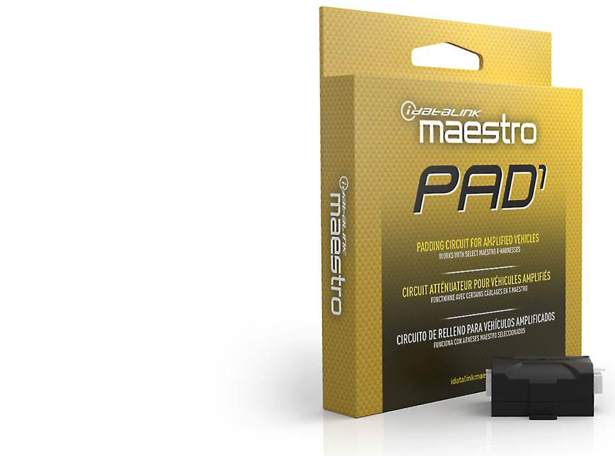 iDatalink Maestro ACC-PAD1 Level Matching Circuit for Factory Amplified Vehicles with Professional Installation, Fast Shipping, and Support