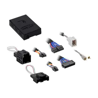 Axxess AXM50-GM1 General Motors MOST50 Radio Replacement/Amplifier Retention Interface with wiring harnesses, connected car experts.