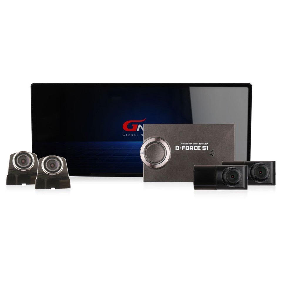 GNET D-FORCE S1 VAN Dash Camera, 1080p(x4) @ 30fps, 128GB, WiFi, LCD Screen, GPS with Fast Shipping Professional Installation Technical Support Connected Car Experts