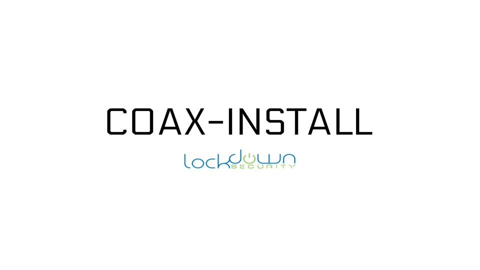Coaxial Speaker Installation, COAX-Install