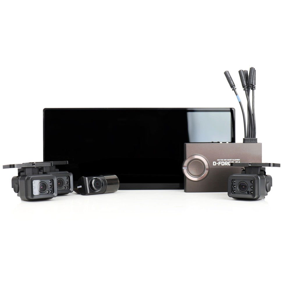 GNET D-FORCE S1 TRUCK Dash Camera, 1080p(x4) @ 30fps, 128GB, WiFi, LCD Screen, GPS with professional installation and fast shipping