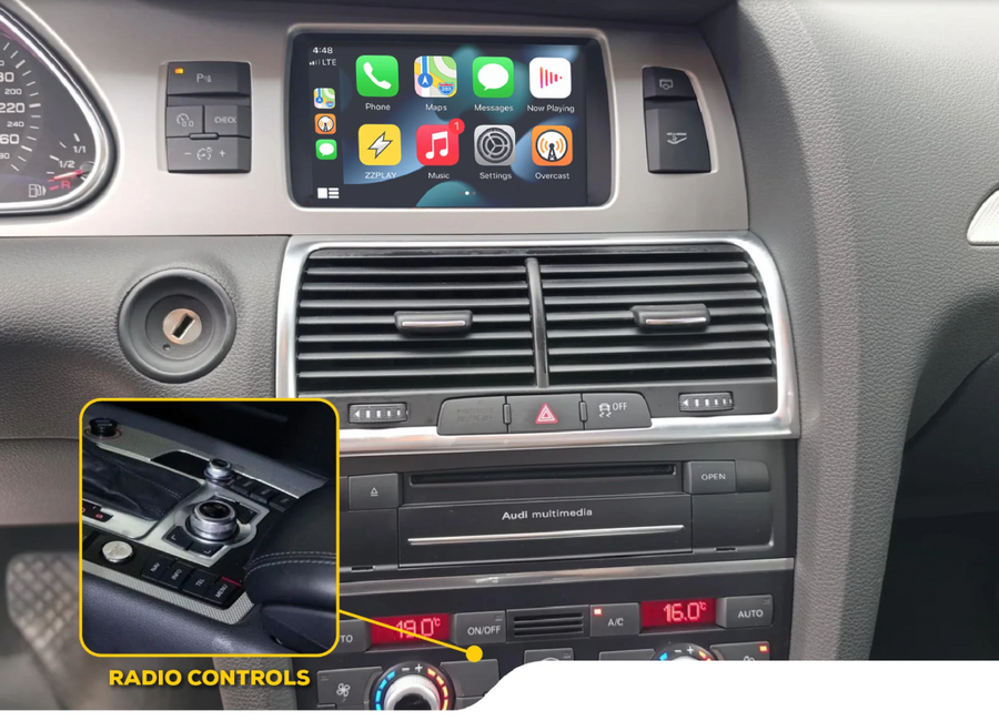 MMI 3G (A6 / Q7) screen and controls