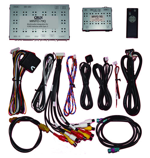 Crux MRVFD-79Q Backup Camera and Video Input Integration for 2016 and up Ford Vehicles w/ Sync 3 Systems - Lockdown Security