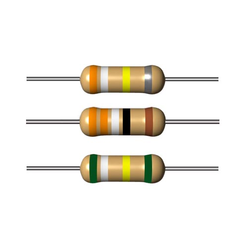 1K Ohm Resistor | PS-CFR1.5K | 10 Pack - Lockdown Security