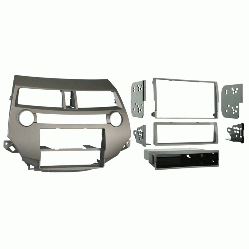 Metra 99-7874T 2008 - 2012 Honda Accord/Crosstour Double and Single DIN Dash Kit | Taupe Colour - Lockdown Security