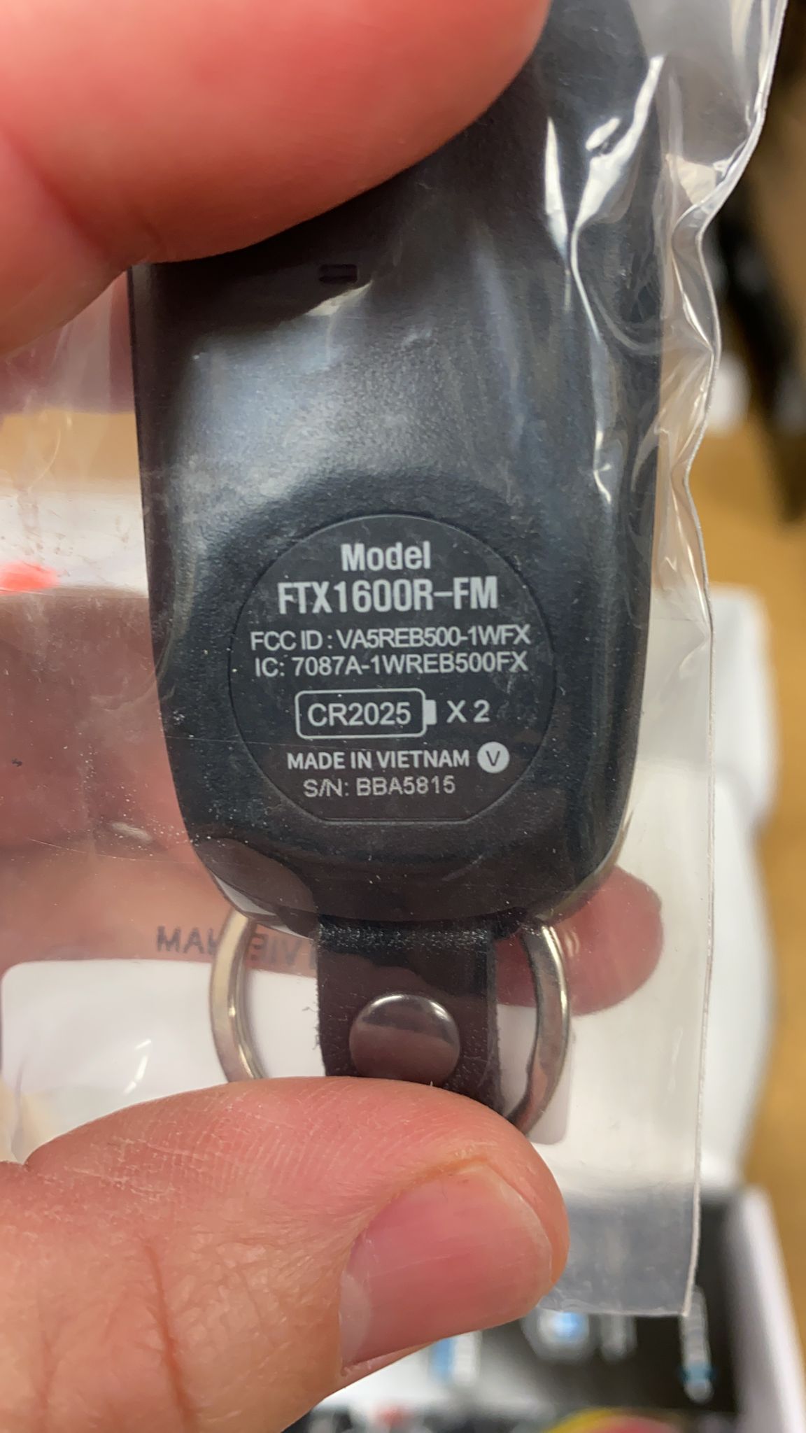 Polarstart FTX1600R-FM FCC ID: VA5REB500-1WFX - Lockdown Security