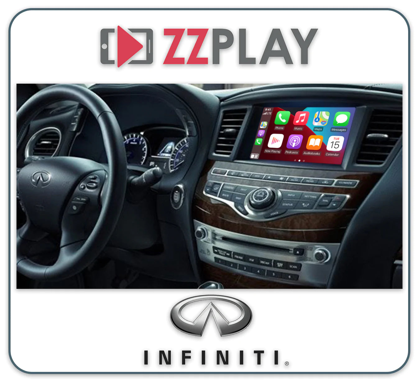 ZZ-2 IT2-INF-Q70 Wireless CarPlay and Android Auto Interface ⭕ Fits NAVIGATION Radio with professional installation and fast shipping.