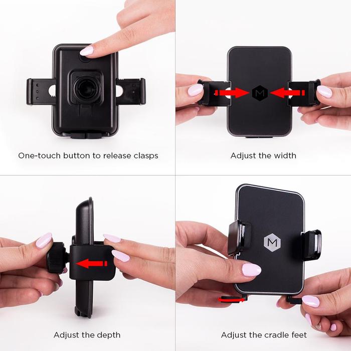 Mighty Mount M4540V Simpl Cradle - Air Vent Mount - Lockdown Security