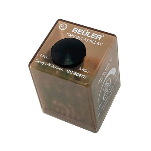 Bueler BU509TD Time Delay OFF Relay, SPDT, 12 Volt, 20/30 Amp with professional installation and fast shipping. Connected Car Experts.