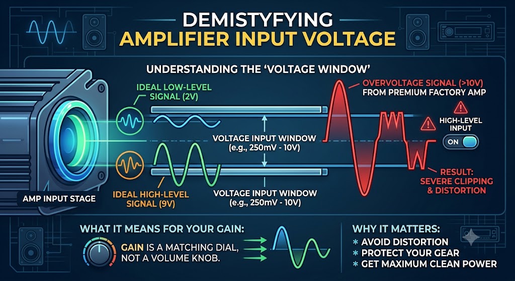 Amplifier Input Voltage - What does this mean?