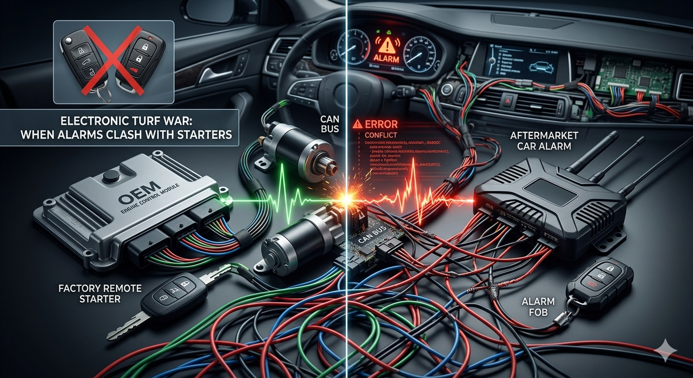 Add Car Alarms to Factory Remote Starters - Expert Install