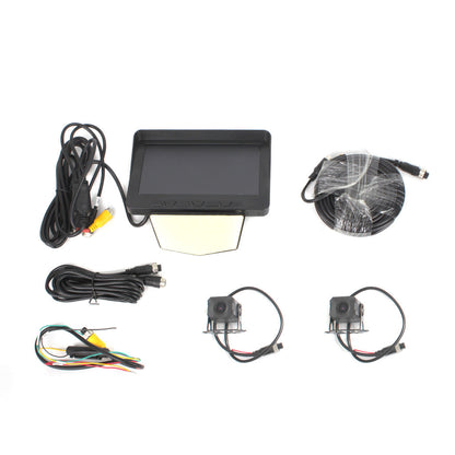 Steelmate C20 Back Up Camera Kit with 2 Cameras, 720p @ 30fps (all cameras), 7" LCD Screen, Voice Control with Fast Shipping and Professional Installation, Connected Car Experts