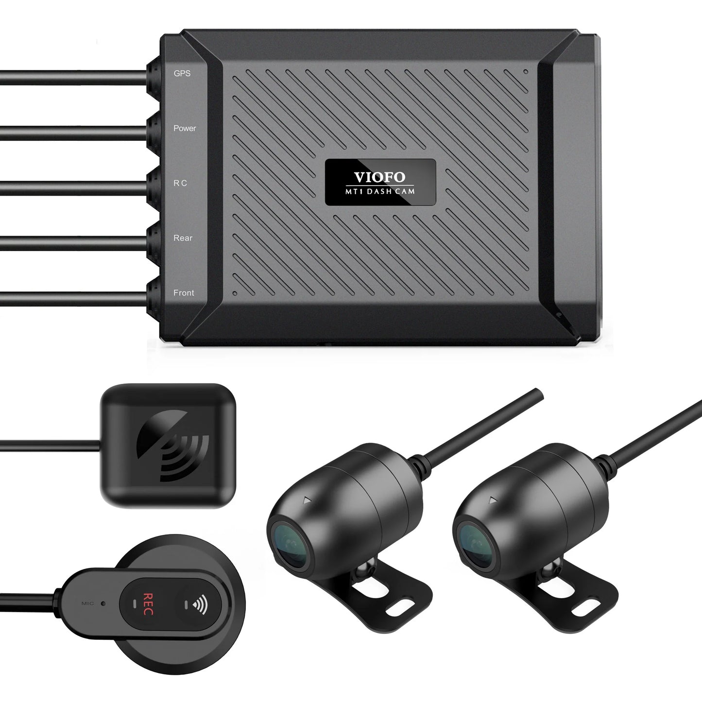 Viofo MT1 Motorsport Front & Rear Dash Camera, 1080p + 1080p @ 30fps, 32GB, WiFi, GPS with professional installation and fast shipping.
