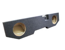 KING BOXES ADG2-10 Dodge RAM 2002-2018 Speaker Box, Fits Dual 10", Sealed Enclosure with Professional Installation Fast Shipping Connected Car Experts