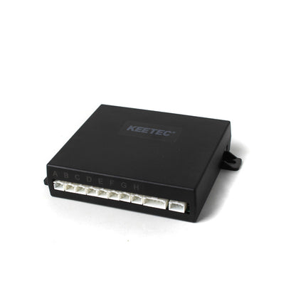 KEETEC BS810LCD Front and Rear Parking Sensor Kit with 8 Sensors module with professional installation and fast shipping by Connected Car Experts