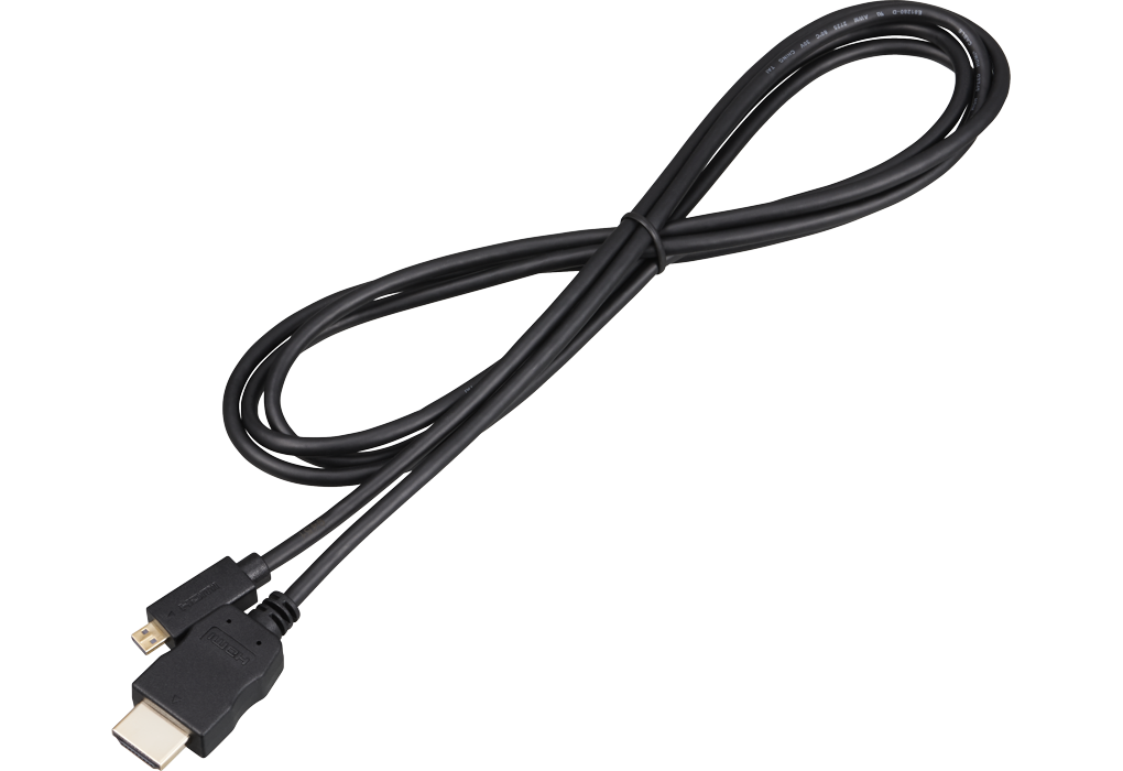 Kenwood KCA-HD200 HDMI Cable, Type-D to Type-A, 1.8 m - Lockdown Security
