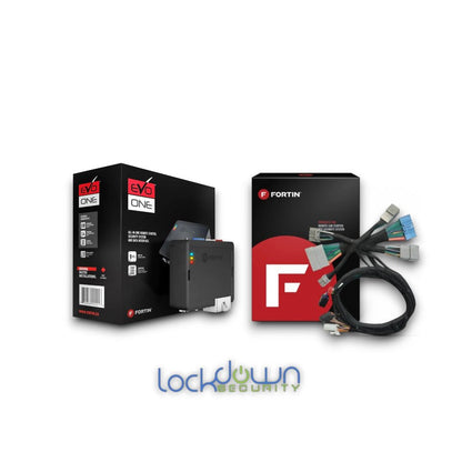 Fortin HON8-ONE Plug and Play Remote Starter with wiring harness and packaging by Lockdown Security, professional installation available