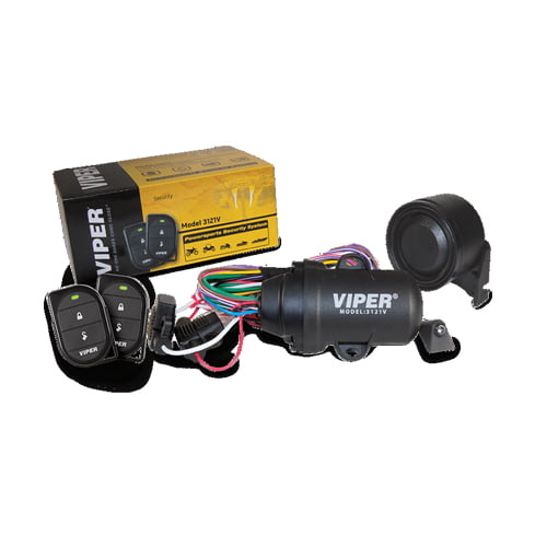 Viper 3121V Powersports Alarm with key fobs, wiring harness, and siren Professional Installation Technical Support Fast Shipping Connected Car Experts