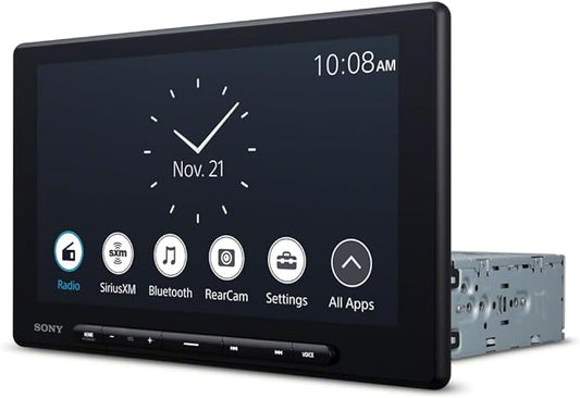 Sony XAV-AX8500 Multimedia Receiver, 10.1", Wireless CarPlay & Android Auto, HDMi Input, 5 Volt RCA with Professional Installation, Technical Support, Fast Shipping Connected Car Experts