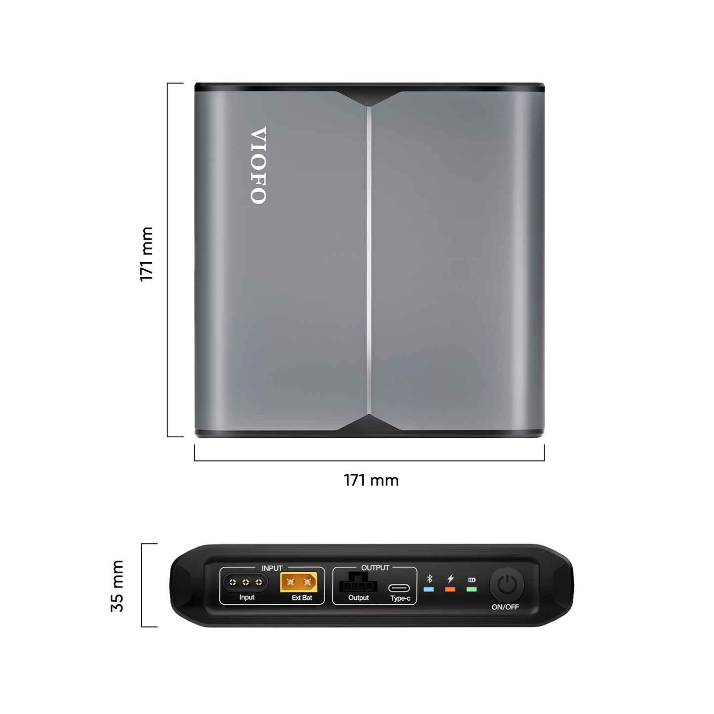 Viofo BP100 Dashcam Battery, 7650mAh, Bluetooth with Smartphone App and up to 32 Hours of Parking Mode with Professional Installation Technical Support Fast Shipping Connected Car Experts
