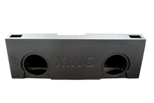 KING BOXES AK-GMC17-10 Chevrolet Silverado/GMC Sierra 2007-2013 Subwoofer Box, Fits Dual 10",Upfire with Ports Professional Installation Technical Support Fast Shipping Connected Car Experts