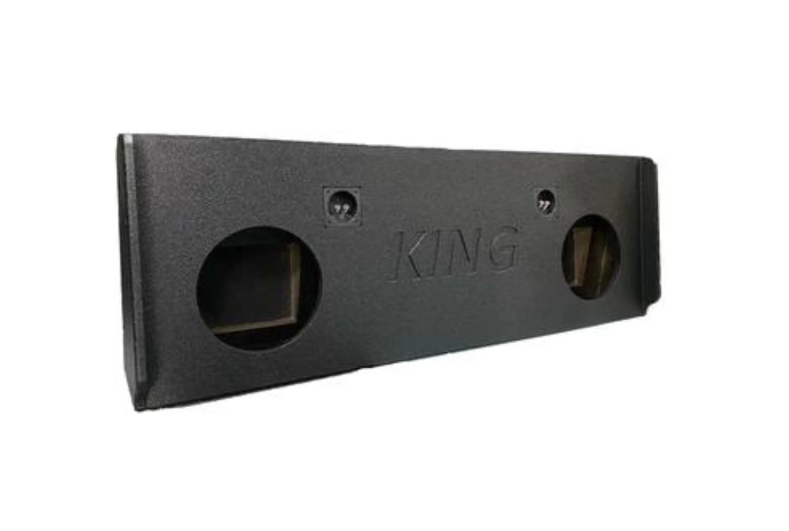 KING BOXES AK-GMC27-10 Chevrolet Silverado/GMC Sierra 2007-2013 Subwoofer Box, Fits Dual 10" with Professional Installation Technical Support Fast Shipping Connected Car Experts