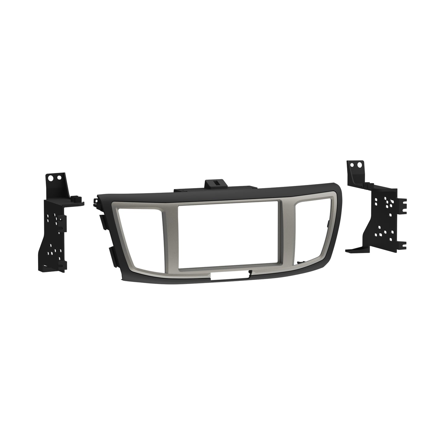 Metra 95-7804B 2013 - 2017 Honda Accord Double DIN Dash Kit, Does NOT retain OEM Screen, Silver Version with expert install support by Connected Car Experts