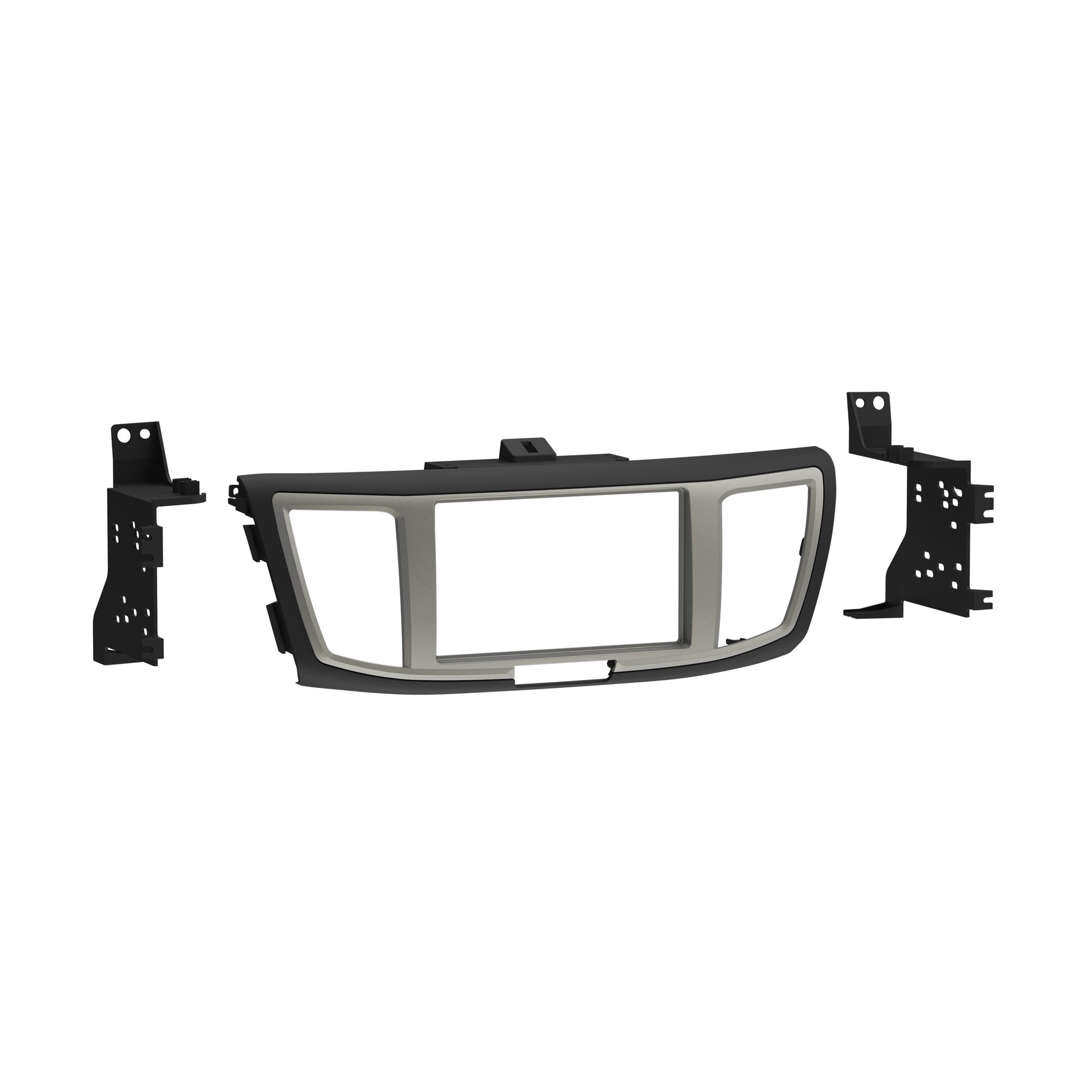 Metra 95-7804B 2013 - 2017 Honda Accord Double DIN Dash Kit, Does NOT retain OEM Screen, Silver Version with expert install support by Connected Car Experts