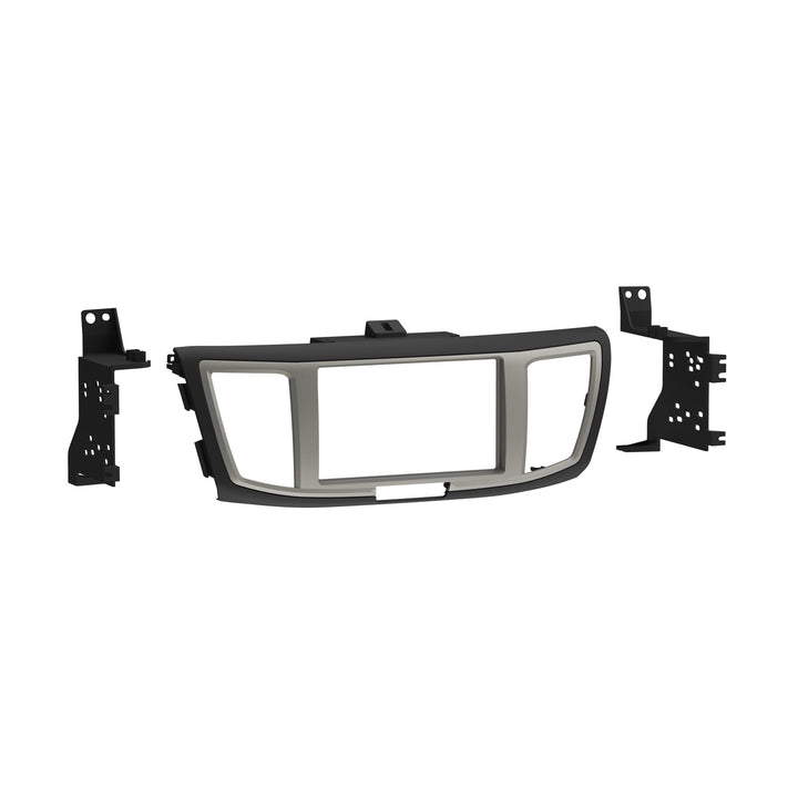 Metra 95-7804B 2013 - 2017 Honda Accord Double DIN Dash Kit, Does NOT retain OEM Screen, Silver Version with expert install support by Connected Car Experts