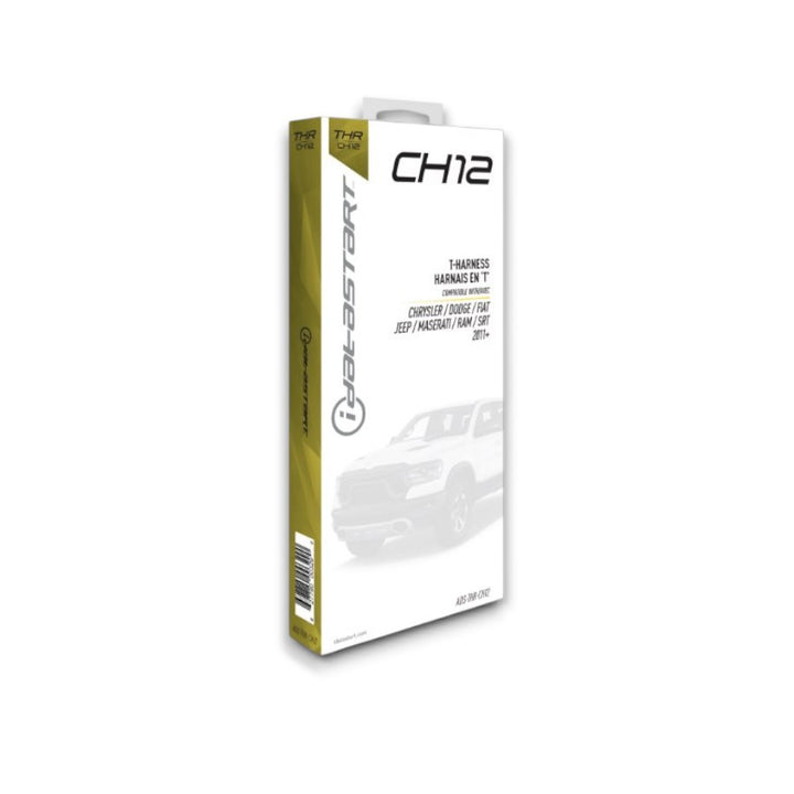 iDatastart ADS-THR-CH12 Plug and Play T-Harness packaging with vehicle image, fast shipping, professional installation, Connected Car Experts