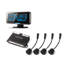 KEETEC BS420LCD 4 Sensor Parking Sensor Kit, Dual Purpose Front or Rear Use with display and sensors, professional installation available