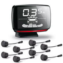 KEETEC BS810LCD Front and Rear Parking Sensor Kit with 8 Sensors featuring fast shipping and professional installation by Connected Car Experts