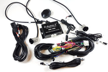 Auto-i BSD1000 Ultrasonic Blind Spot Detection Kit with wiring harnesses and sensors for professional installation and fast shipping.