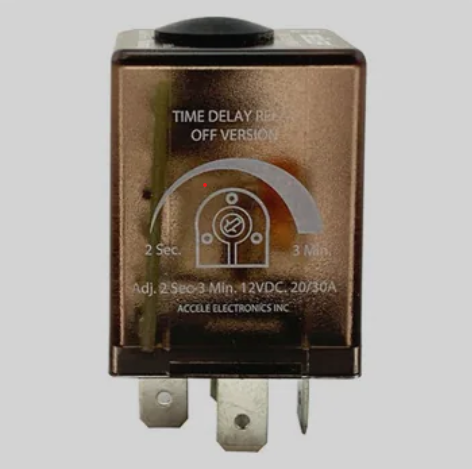 Bueler BU509TD Time Delay OFF Relay, SPDT, 12 Volt, 20/30 Amp with professional installation and fast shipping, Connected Car Experts