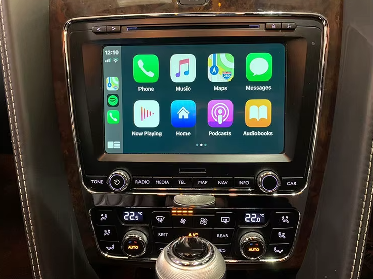 LDS Bentley Continental, Flying Spur, and GT Wireless CarPlay and Android Auto Interface, with professional installation and fast shipping by Connected Car Experts