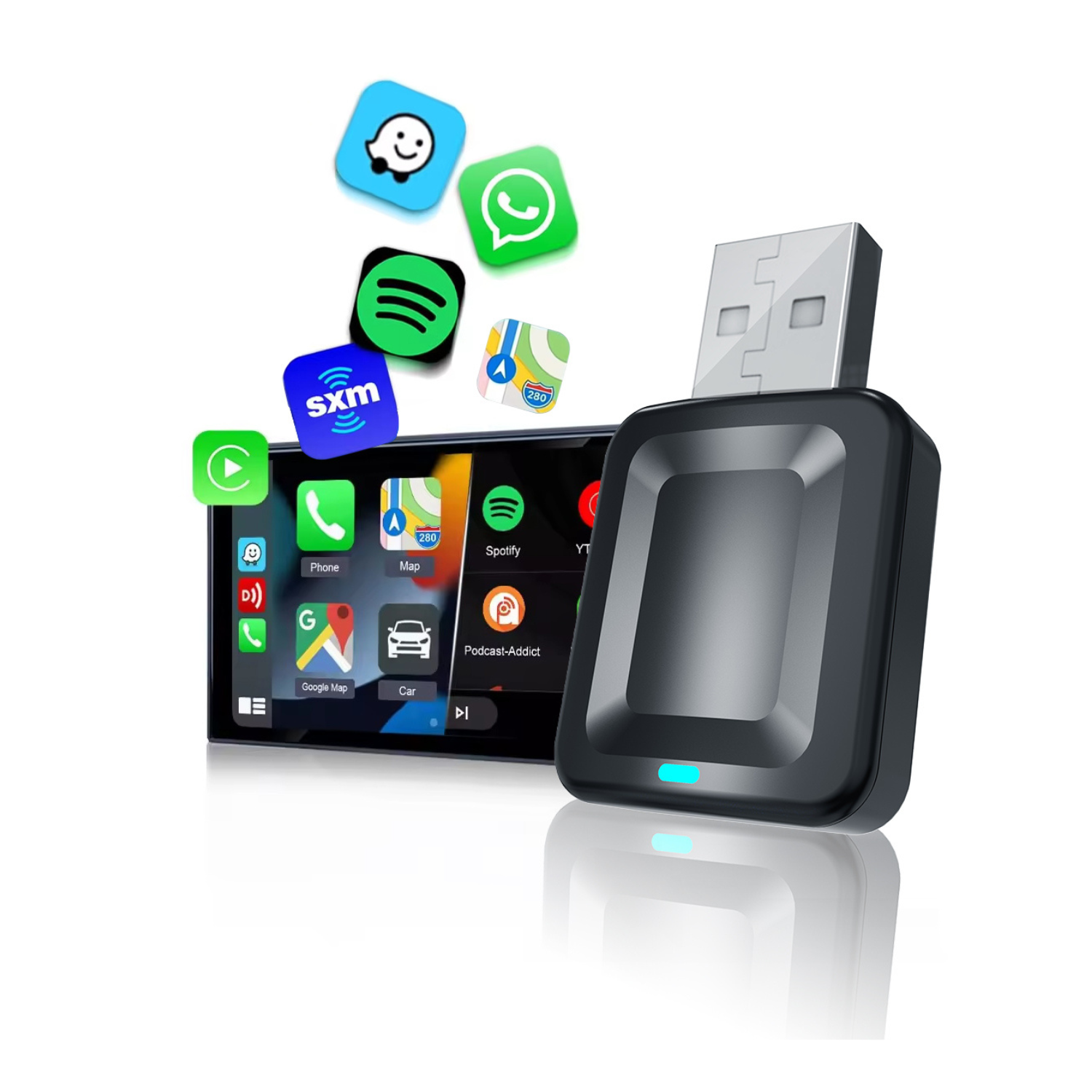 LDS CA-16 Apple CarPlay & Android Auto Wireless Dongle/Adaptor with fast shipping, professional installation, and expert support