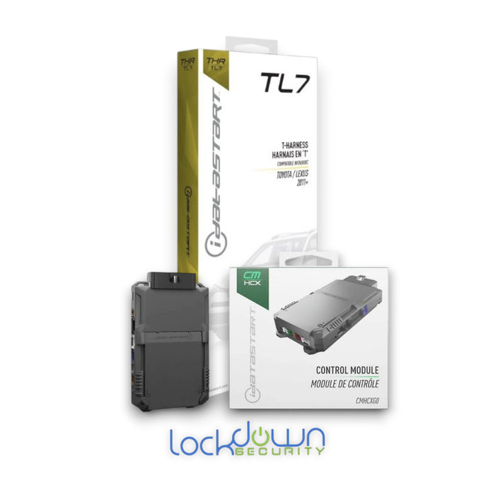 iDatastart TL7-G0 Plug and Play Remote Starter kit with control module and harness for professional installation
