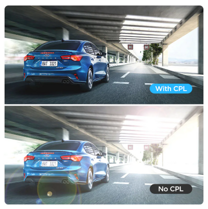 Viofo CPL-400 Anti-Glare Linear Polarizer Filter For VS1 Dash Camera with Professional Installation Fast Shipping Connected Car Experts