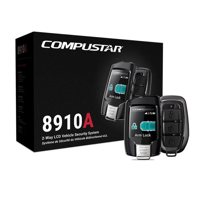 Compustar CS8910-A Car Alarm, 2-Way LCD, 3000 Foot Range with professional installation, support, and fast shipping by Connected Car Experts